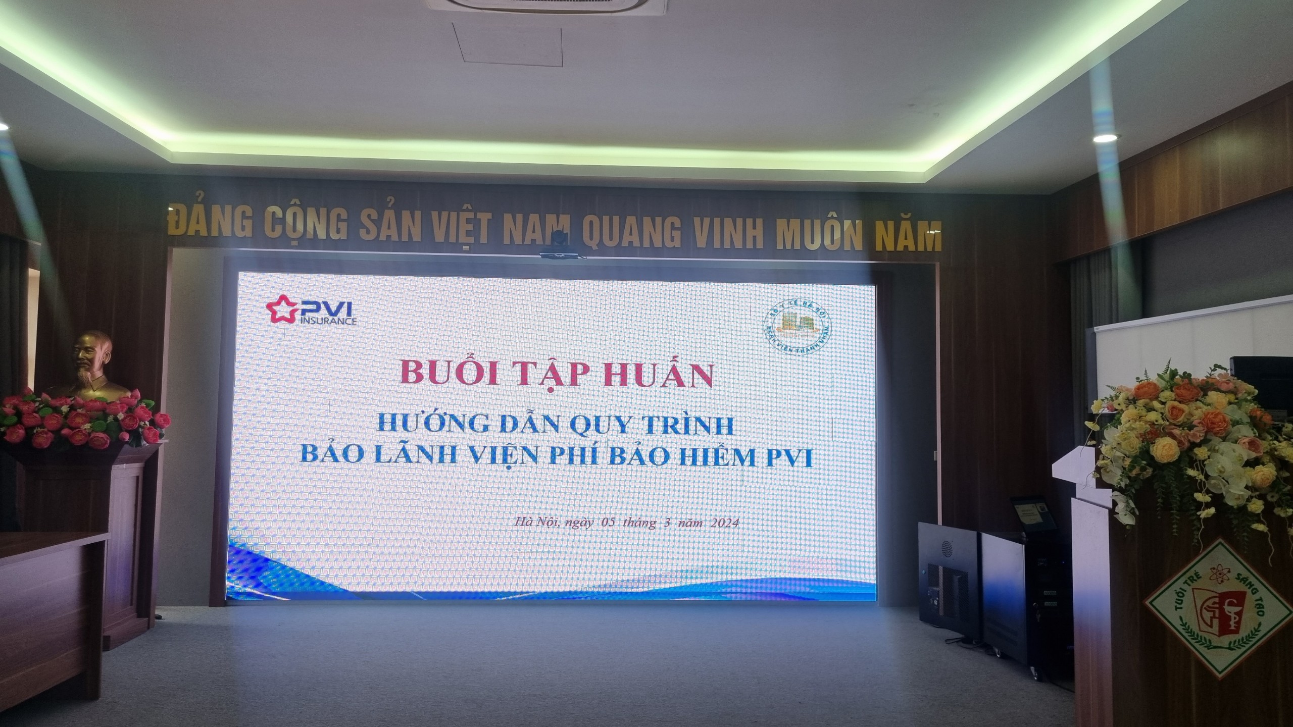 TẬP HUẤN, HƯỚNG DẪN QUY TRÌNH BẢO LÃNH VIỆN PHÍ BẢO HIỂM PVI