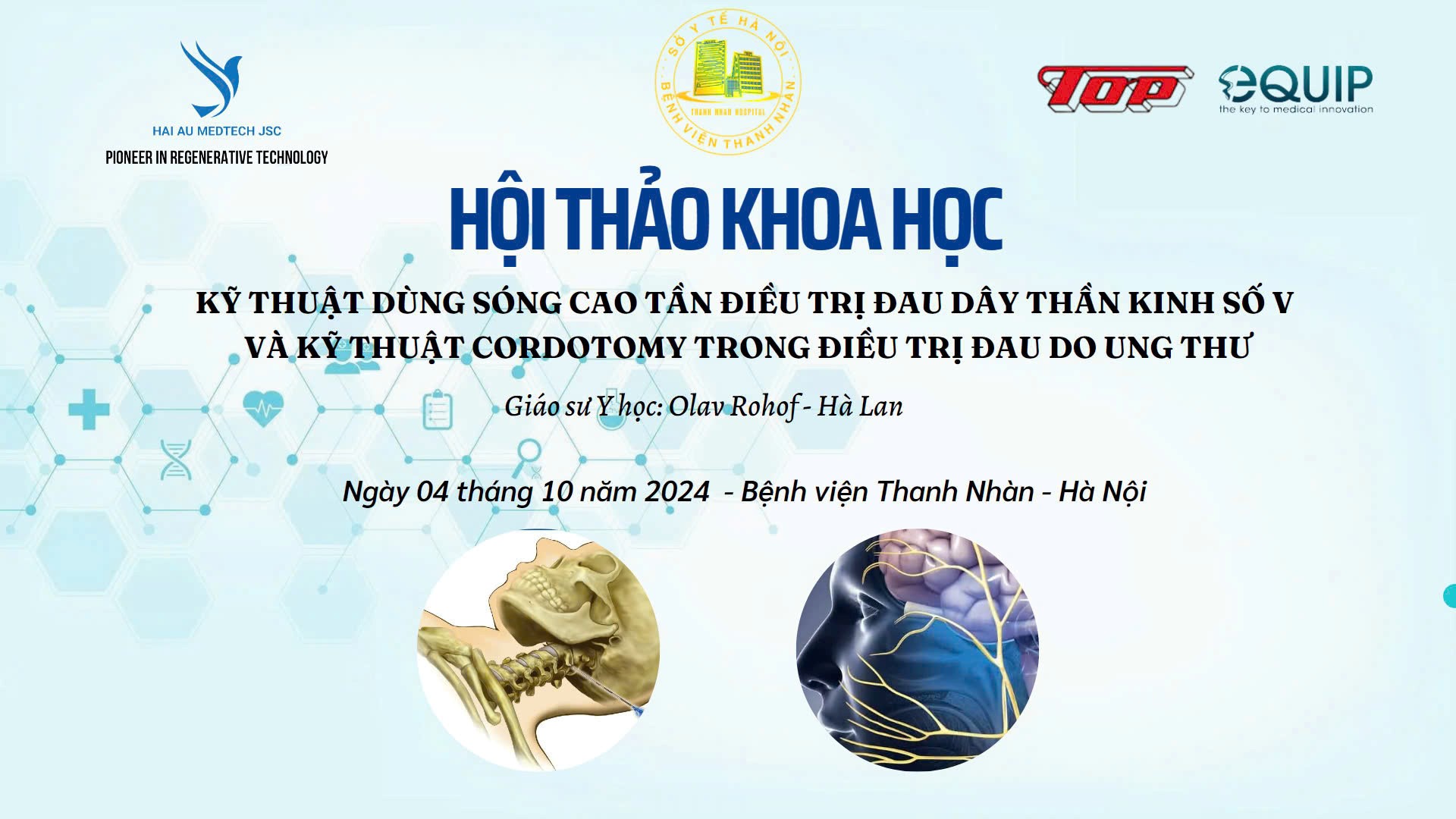 BỆNH VIỆN THANH NHÀN CHÀO ĐÓN GIÁO SƯ OLAV JACOBUS JOHANNES MARIA ROHOF – AMSTERDAM – HÀ LAN