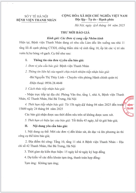 Gói thầu: Làm dốc lên xuống sau nhà 11 tầng lối đi cạnh phòng CTXH, chống thấm nhà vệ sinh tầng 10, ốp lát các vị trí sân vườn bị hư hỏng vỡ gạch