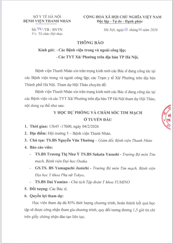 Hội thảo chuyên đề: Y HỌC DỰ PHÒNG VÀ CHĂM SÓC TIM MẠCH Ở TUYẾN ĐẦU