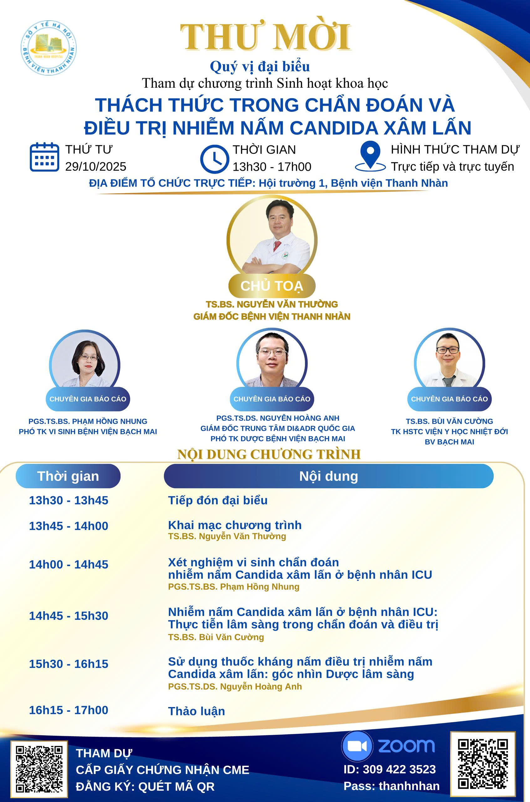 Tổ chức trương trình sinh hoạt khoa học