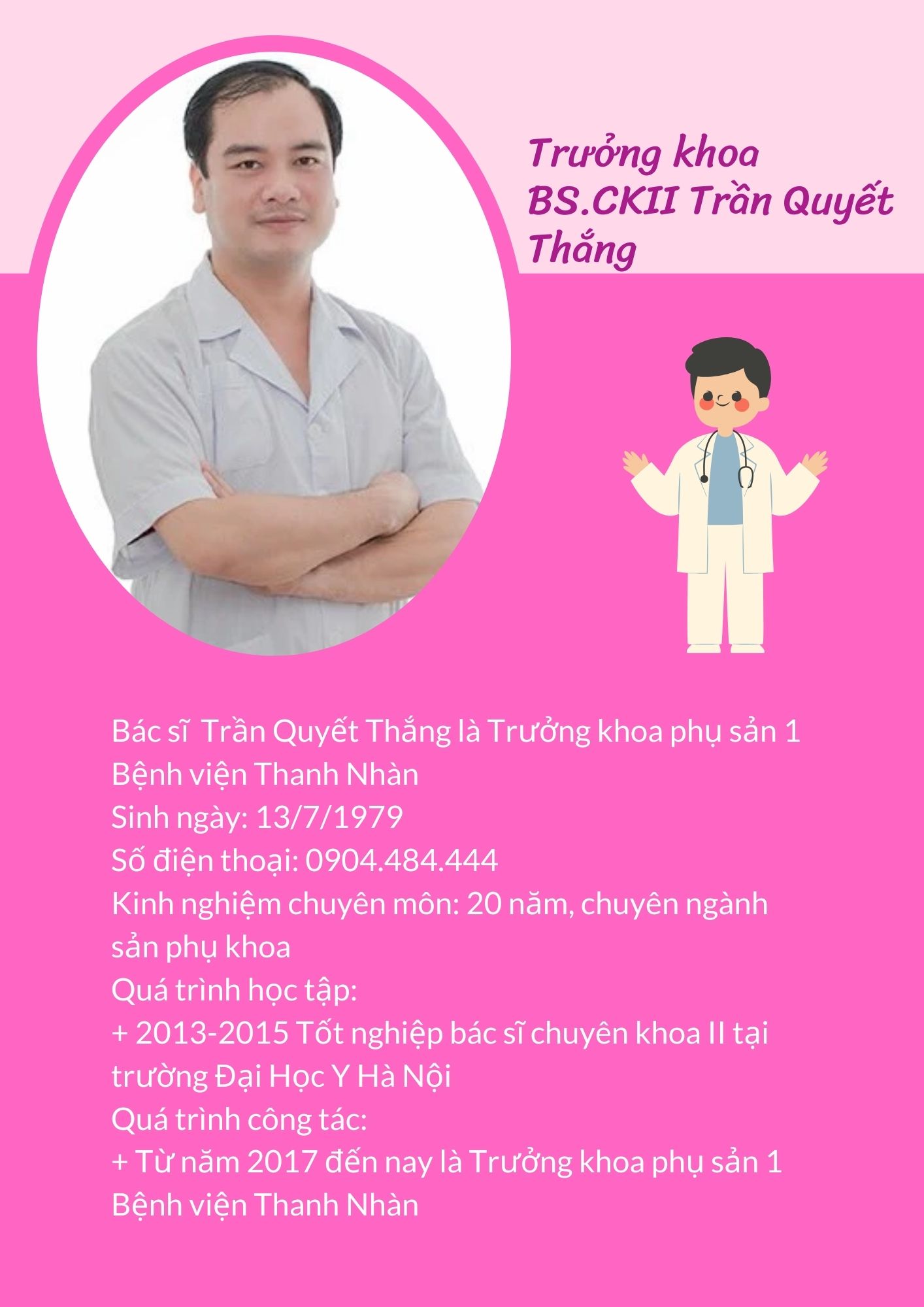 ĐỊA CHỈ KHOA SẢN 2 BỆNH VIỆN THANH NHÀN NẰM TẠI TẦNG 5 NHÀ C CƠ SỞ CHÍNH