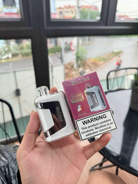 Giới thiệu và đánh giá chi tiết Pod 1 lần Bocree 15000 Hơi (50mg)