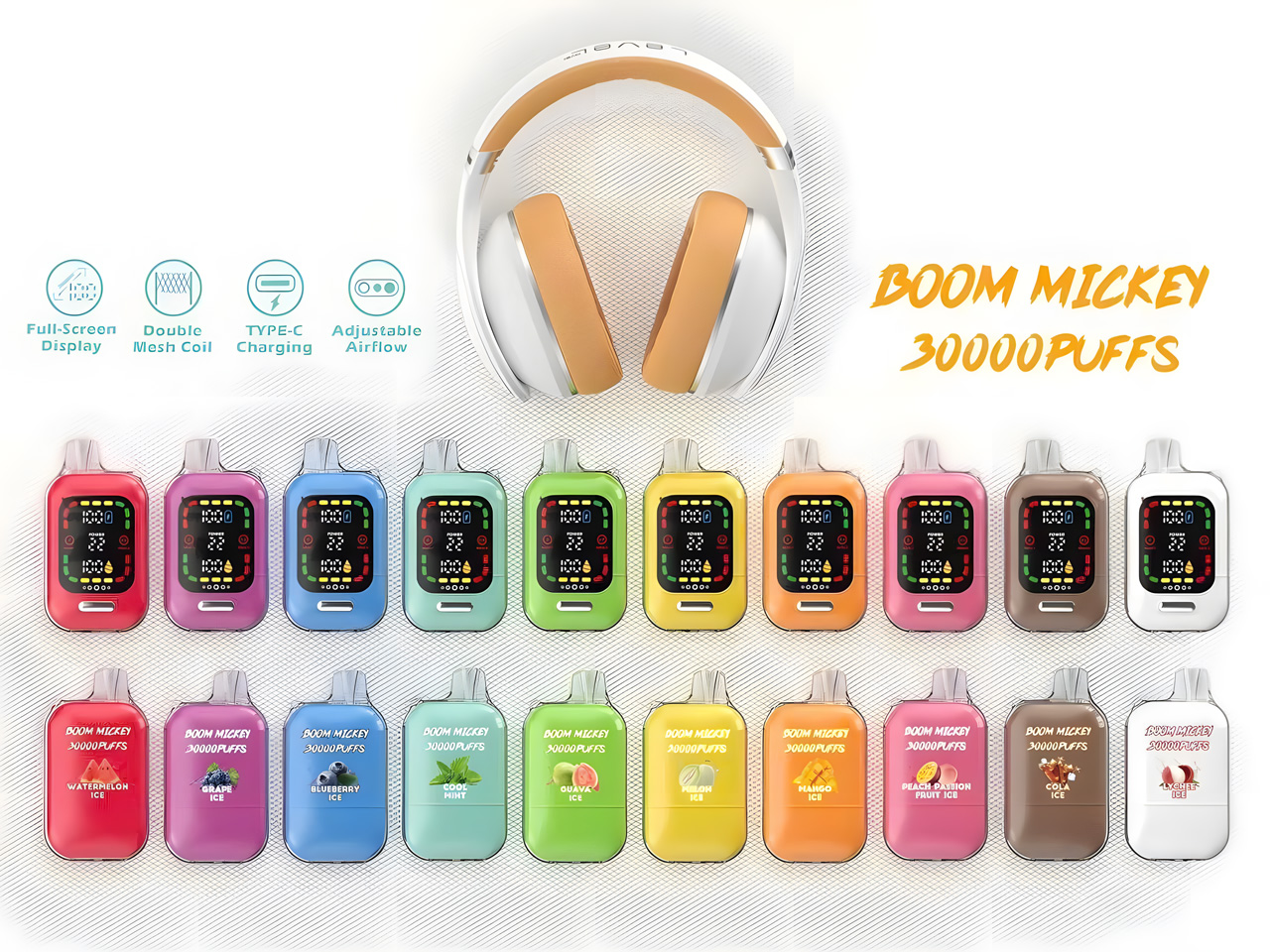 Review chi tiết Boom Mickey 30000 Hơi (50mg) - Pod 1 lần