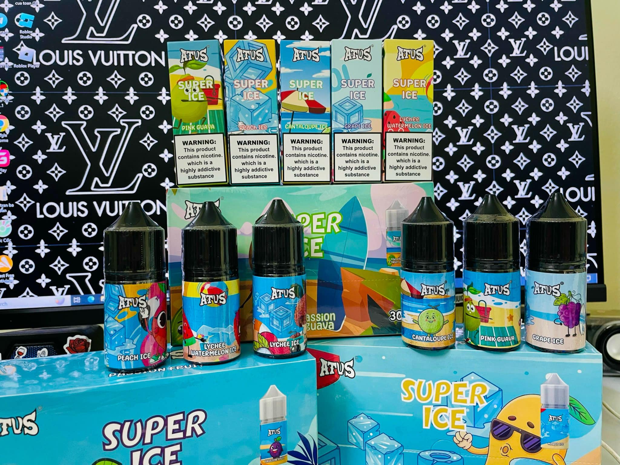 Giới thiệu và review chi tiết chai ATVS Super Ice Saltnic (30ml / 50mg)
