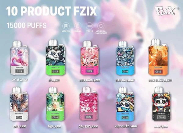 Đánh giá chi tiết và review Flix 15000 Hơi (50mg) – Pod 1 Lần