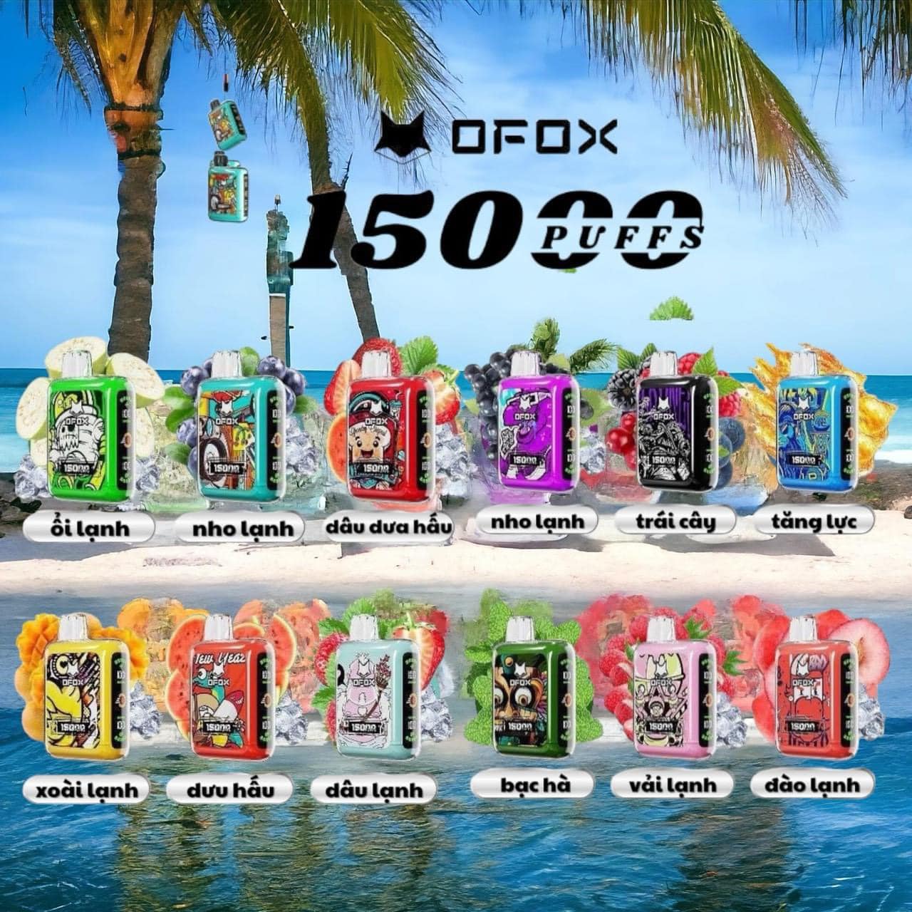 Review chi tiết sản phẩm Ofox Seg Bar 15000 Hơi (50mg) – Pod 1 Lần