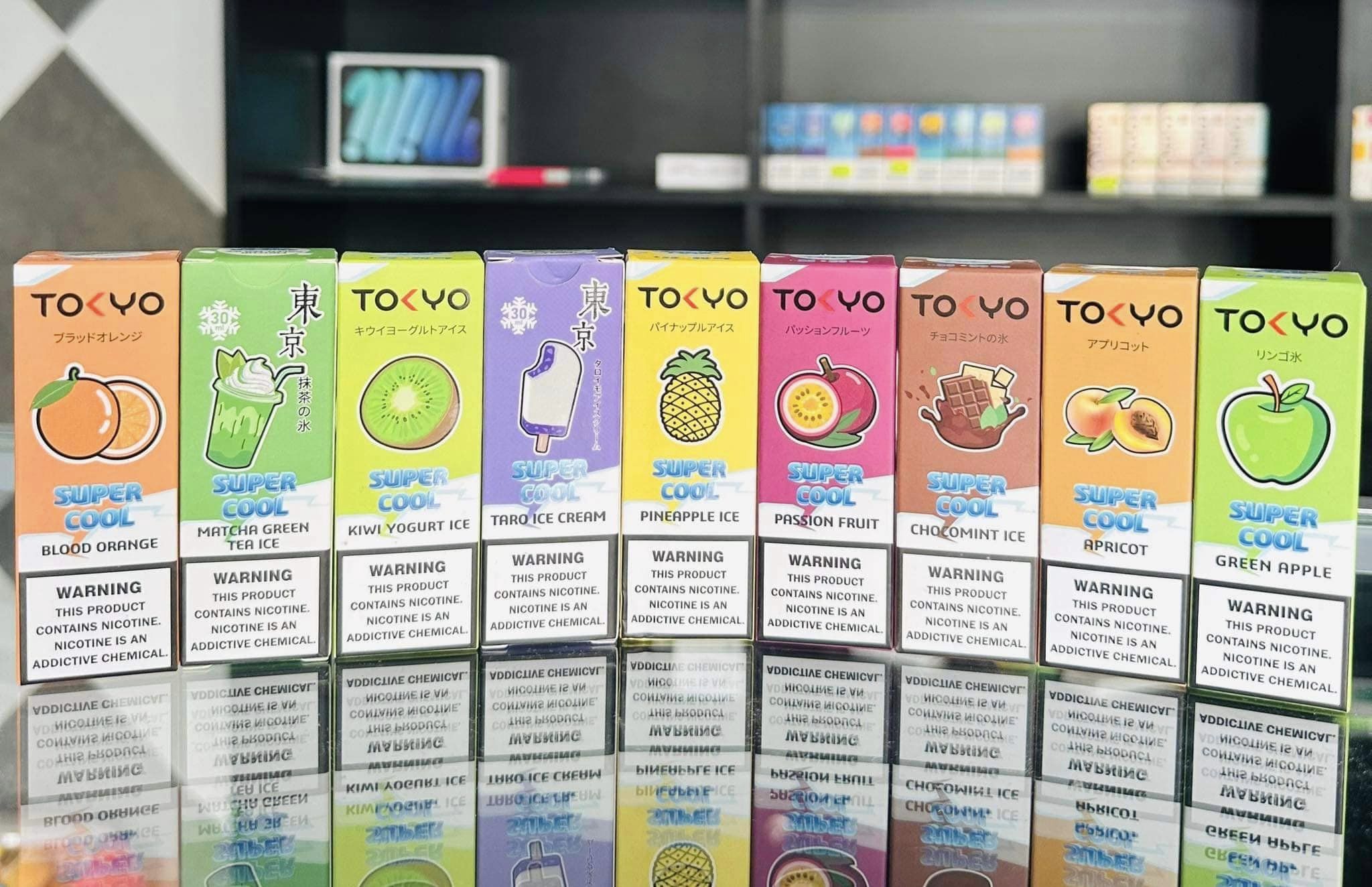 Giới thiệu và review chi tiết Tokyo Super Cool Saltnic (30ml / 35mg / 50mg)