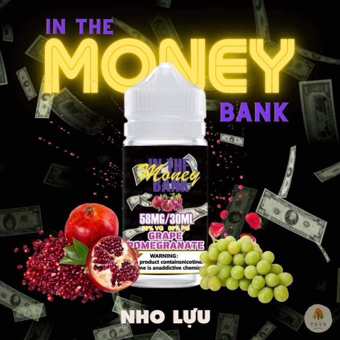 Review chi tiết chai juice Money In The Bank Saltnic (30ml / 58mg)