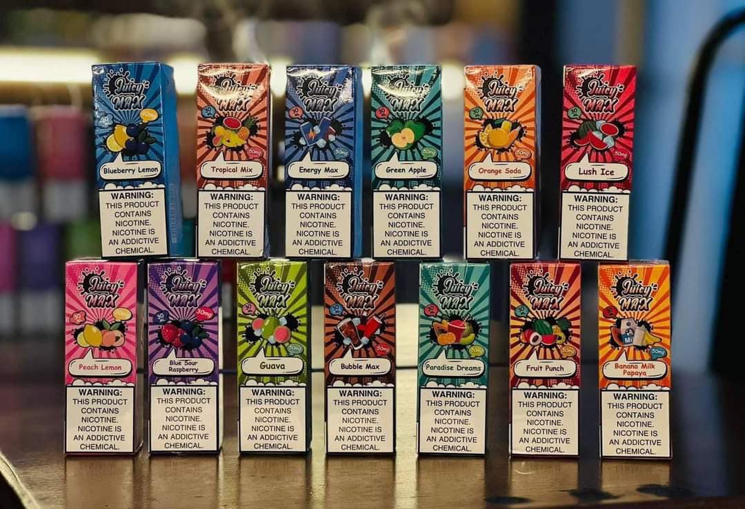 Giới thiệu và review chi tiết chai juice Juicy MAX 30ml (40mg/50mg)