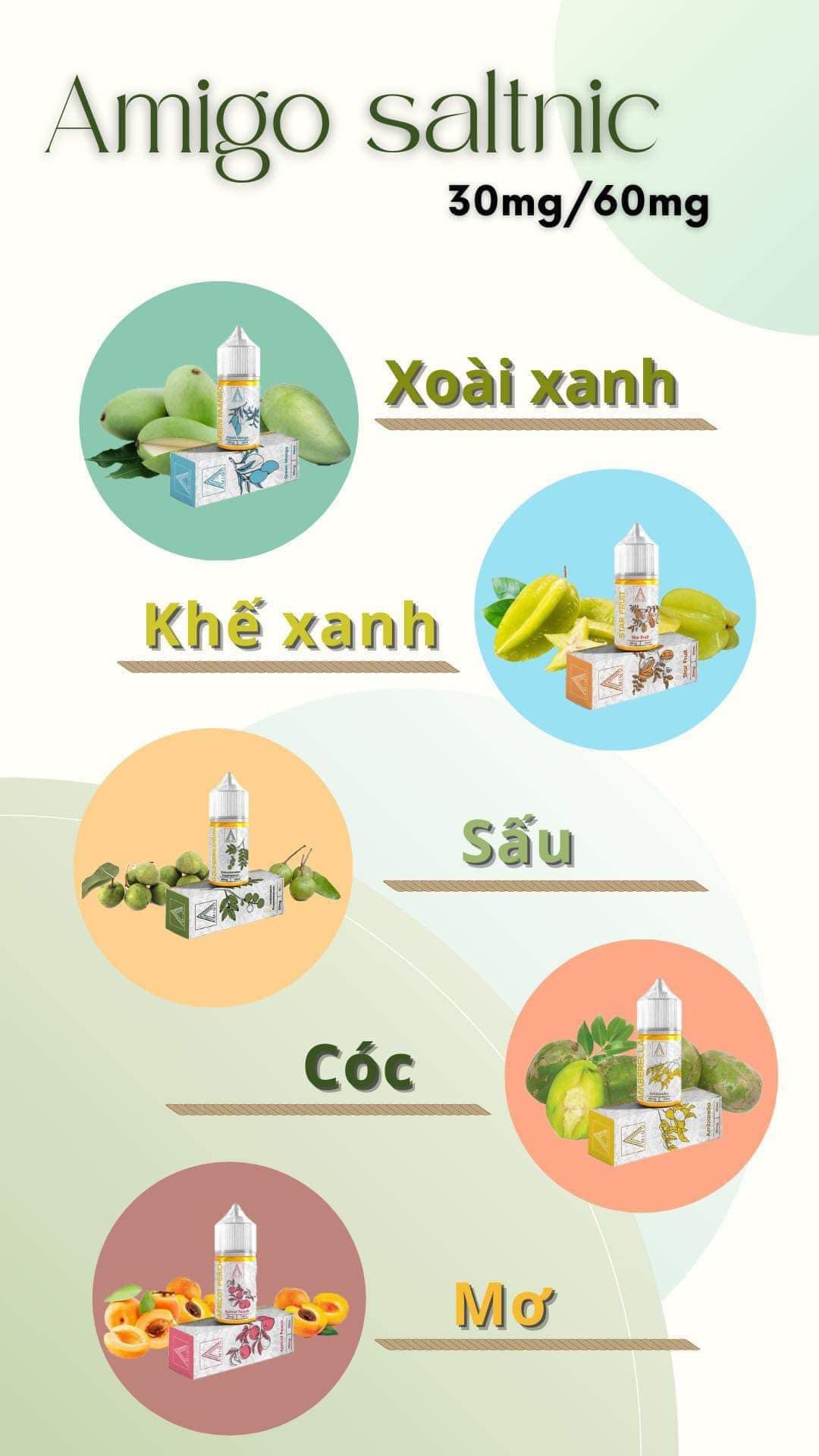 Đánh giá chi tiết và review chai juice Amigo Saltnic (30ml / 30mg / 60mg)