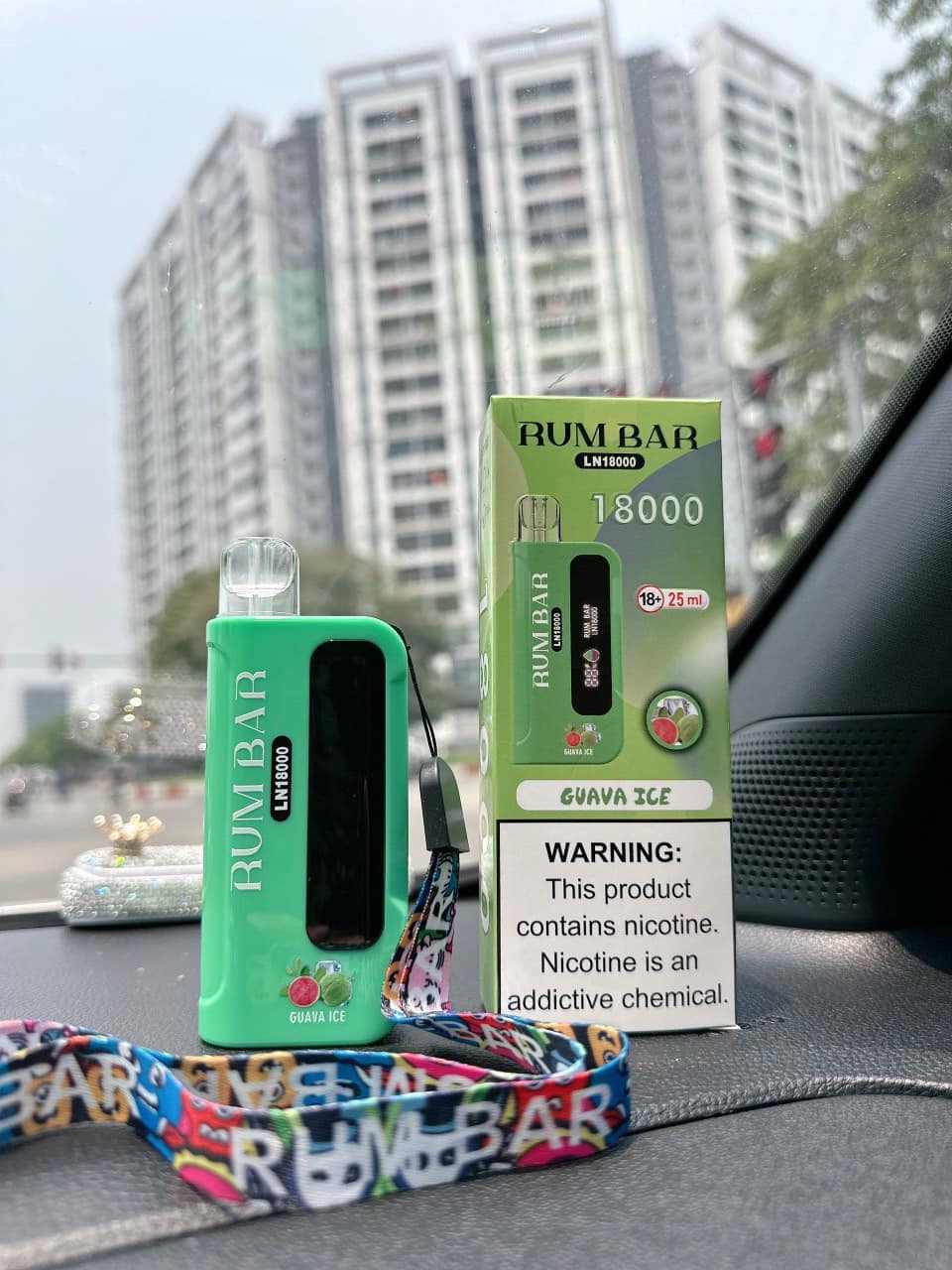 Đánh già và review chi tiết pod 1 lần Rum Bar 18000 Hơi (50mg)