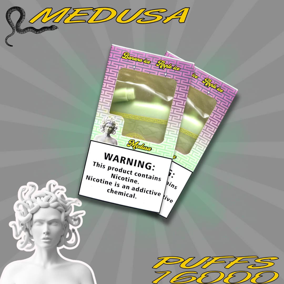 Review chi tiết pod 1 lần Medusa Plus 16000 Hơi (50mg)