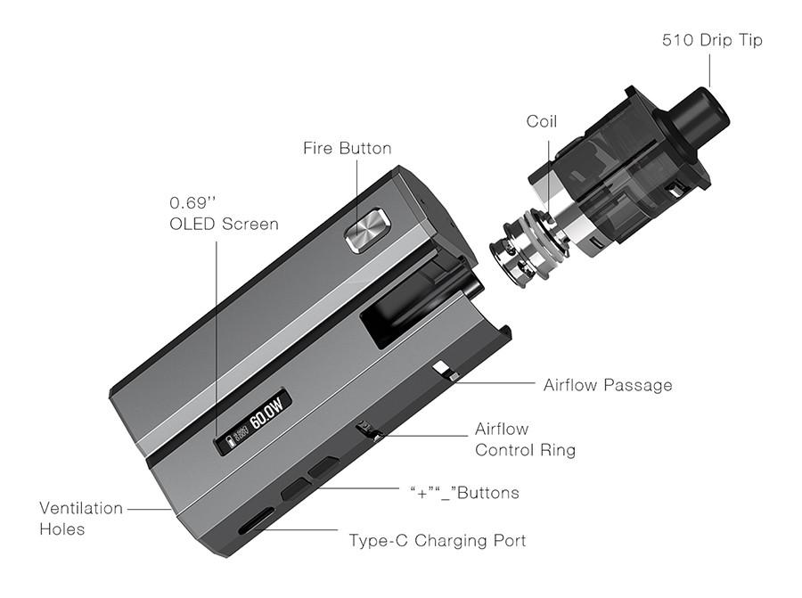 Aspire Nautilus Prime Pod Kit 60W