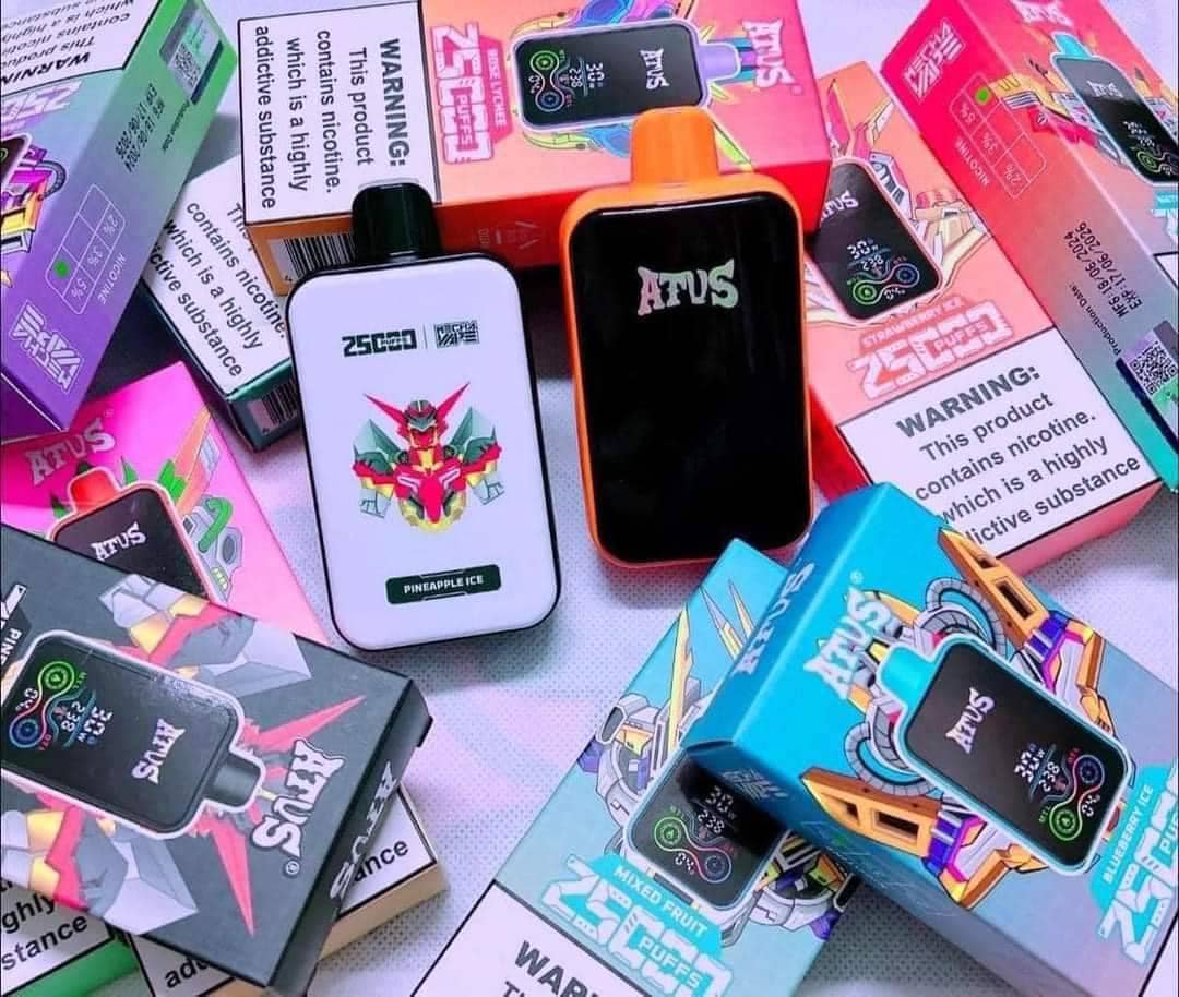 Review chi tiết ATVS Mecha Vape 25000 Hơi (50mg) – Pod 1 Lần