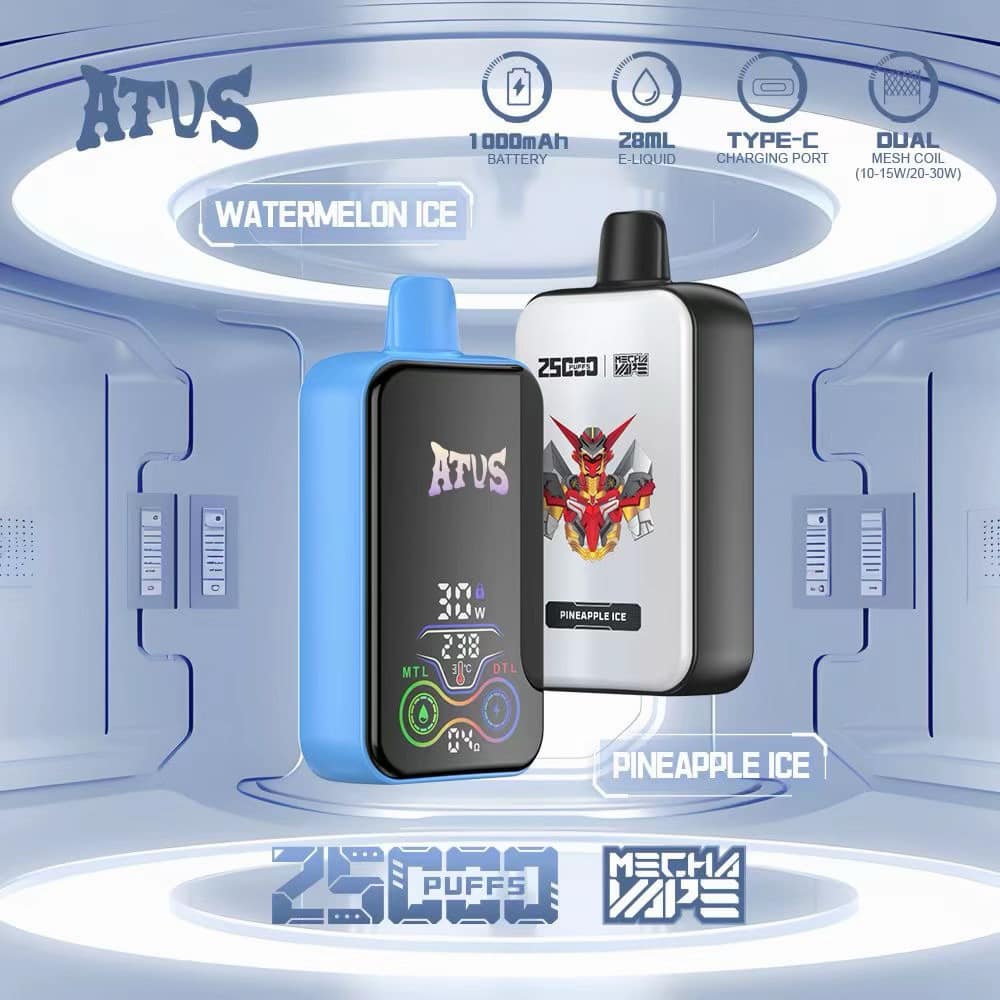 Review chi tiết ATVS Mecha Vape 25000 Hơi (50mg) – Pod 1 Lần