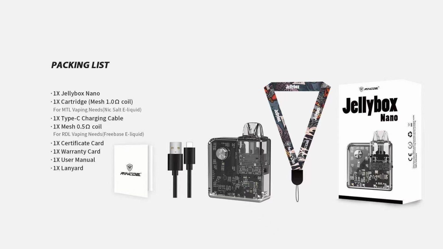 Rincoe Jellybox Nano 30W Pod Kit