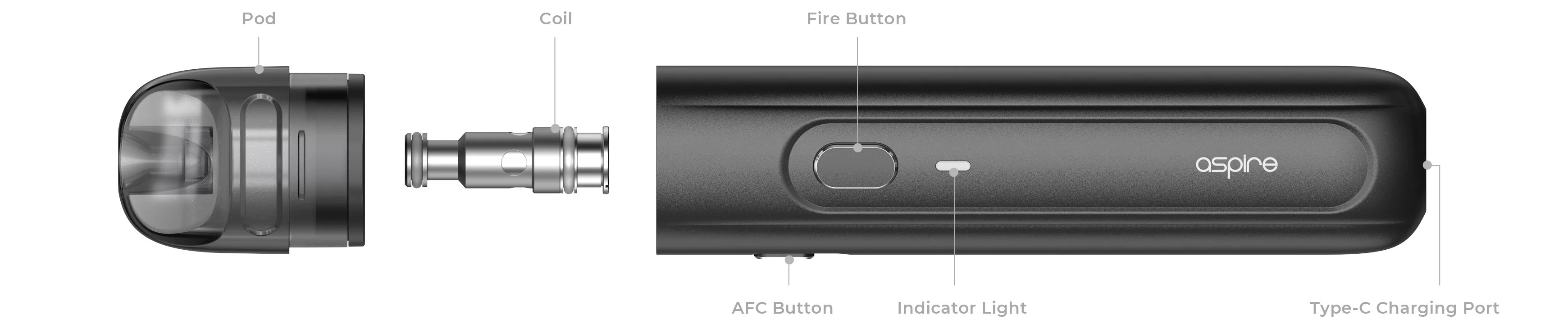 Aspire Flexus Q Pod Kit thiết bị vaping đa năng