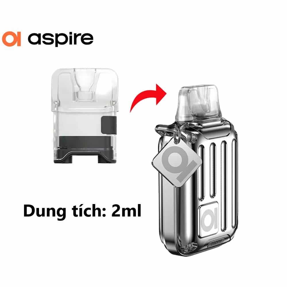 Đầu Pod Rỗng Cartridge Thay Thế Cho Máy Aspire Riil X Pod Kit