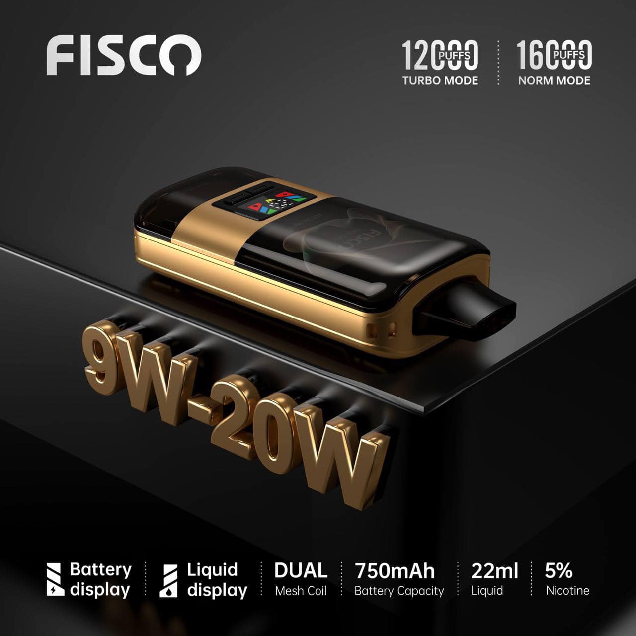 Review chi tiết Fisco Mix Bar 16000 Hơi (50mg) – Pod 1 Lần