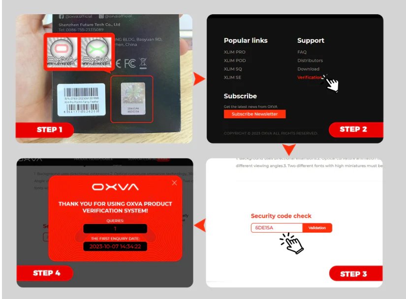 Cách check đầu Pod Xlim Oxva thật hay giả (auth hay fake)