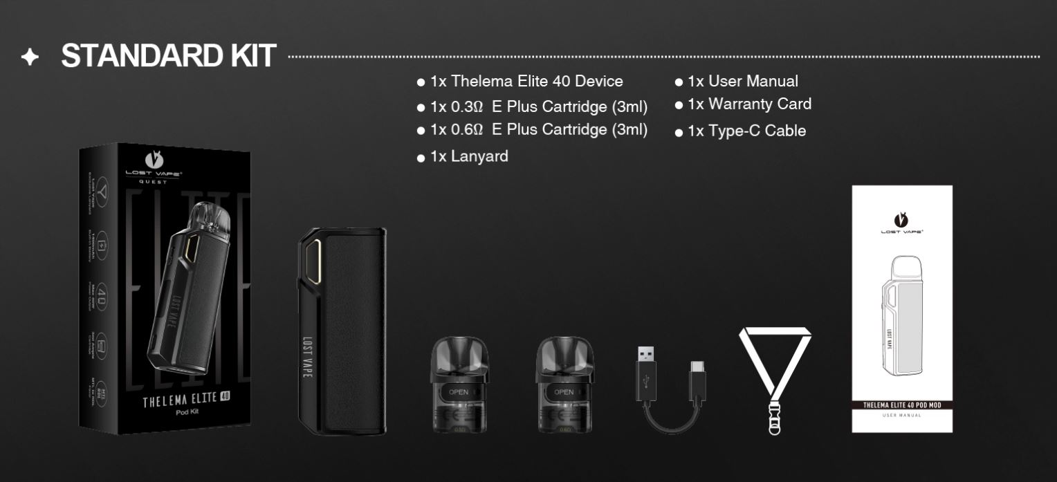 Lost Vape Thelema Elite 40W Pod Kit