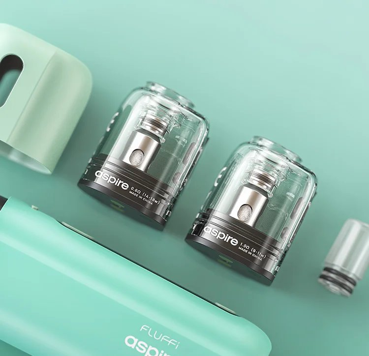 Aspire Fluffi Cartridge 0.6 ohm / 1.0 ohm (close pod)