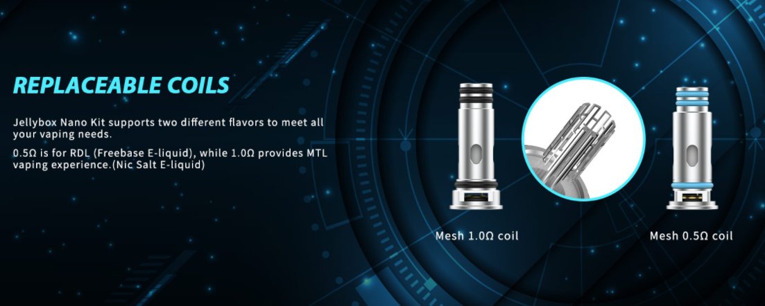 Occ Rincoe Jellybox XS/Nano/SE 1.0 ohm 3pcs/pack