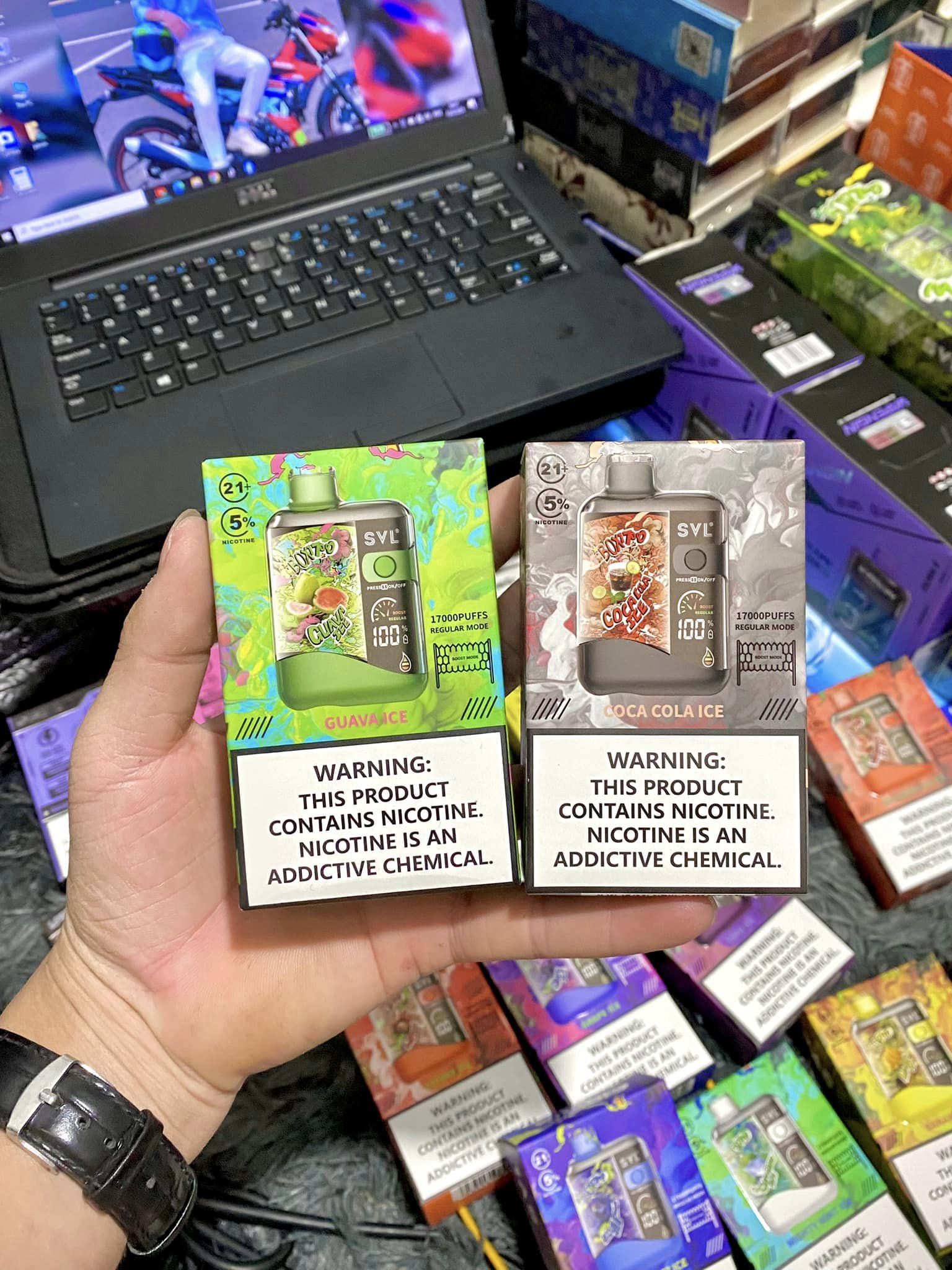 Review chi tiết SVL Box 17000 Hơi  (50mg) – Pod 1 Lần