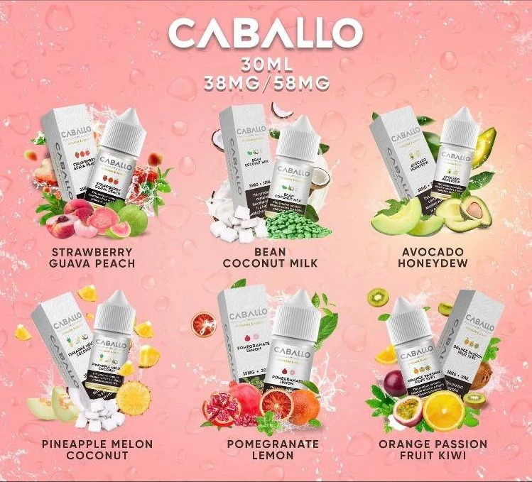 Review chi tiết chai juice Caballo Saltnic 30ml (38mg/58mg)