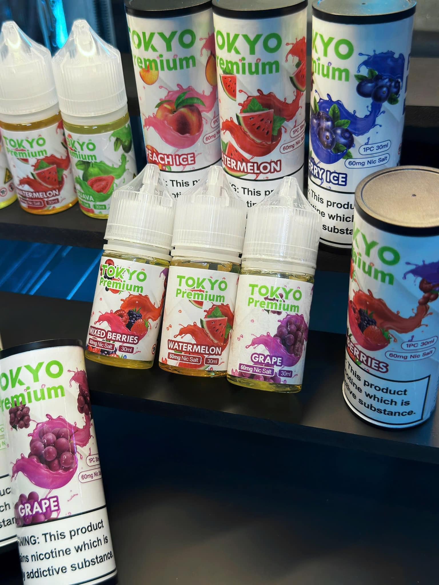 Review chi tiết chai tinh dầu Tokyo Premium Saltnic (30ml / 60mg)