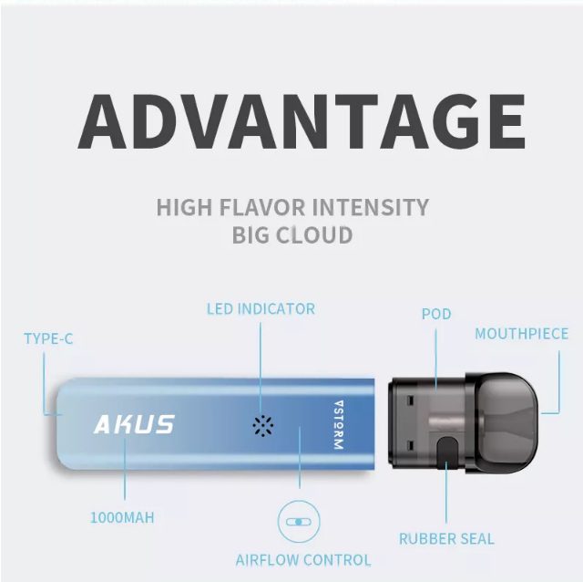 Vapor Storm Akus Pod Kit 15W