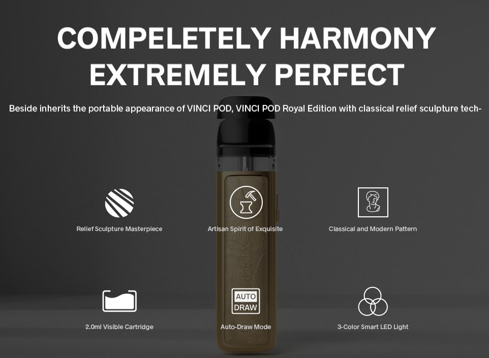 Voopoo Vinci Royal Edition 15W Pod Kit