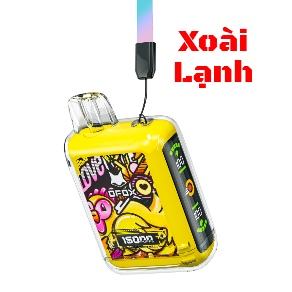 Ofox Seg Bar 15000 Hơi Xoài Lạnh (50mg) – Pod 1 Lần