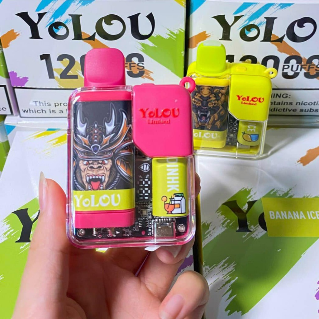 Yolou 12000 Hơi - Nước Tăng Lực (50mg) – Pod 1 Lần