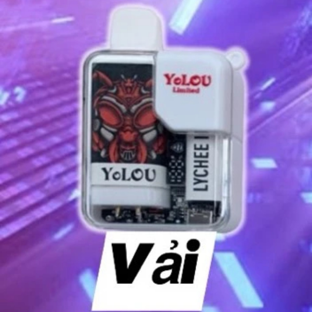 Yolou 12000 Hơi - Vải Lạnh (50mg) – Pod 1 Lần