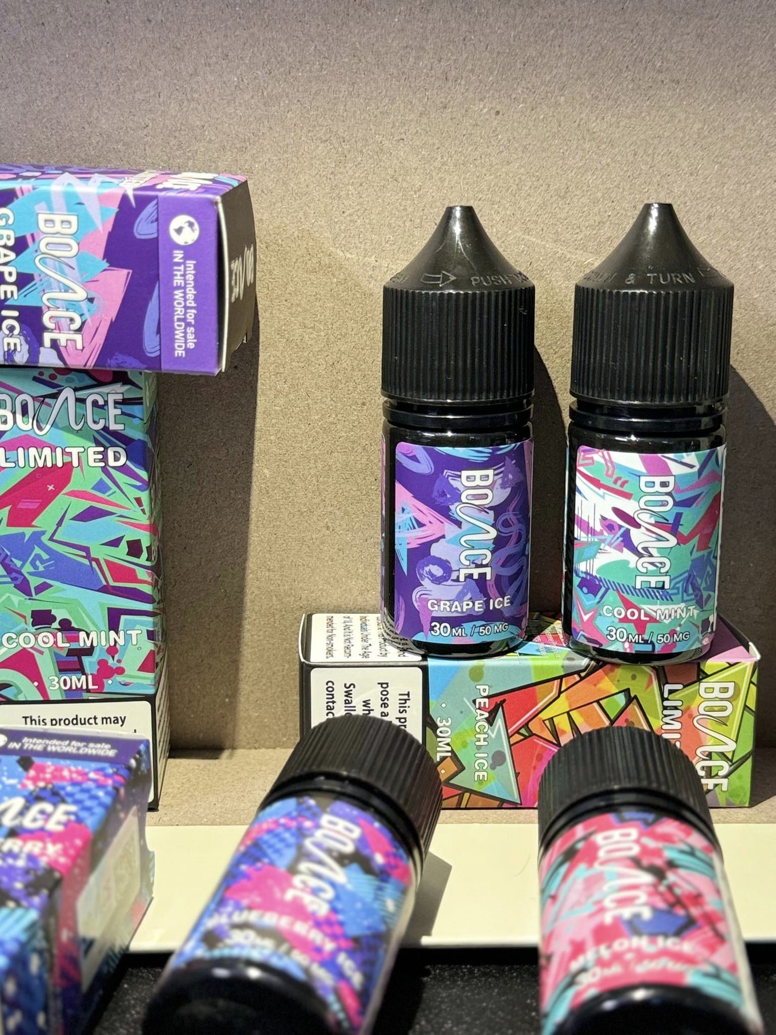 Bounce Limited Cool Mint Bạc Hà Lạnh Saltnic (30ml / 50mg)