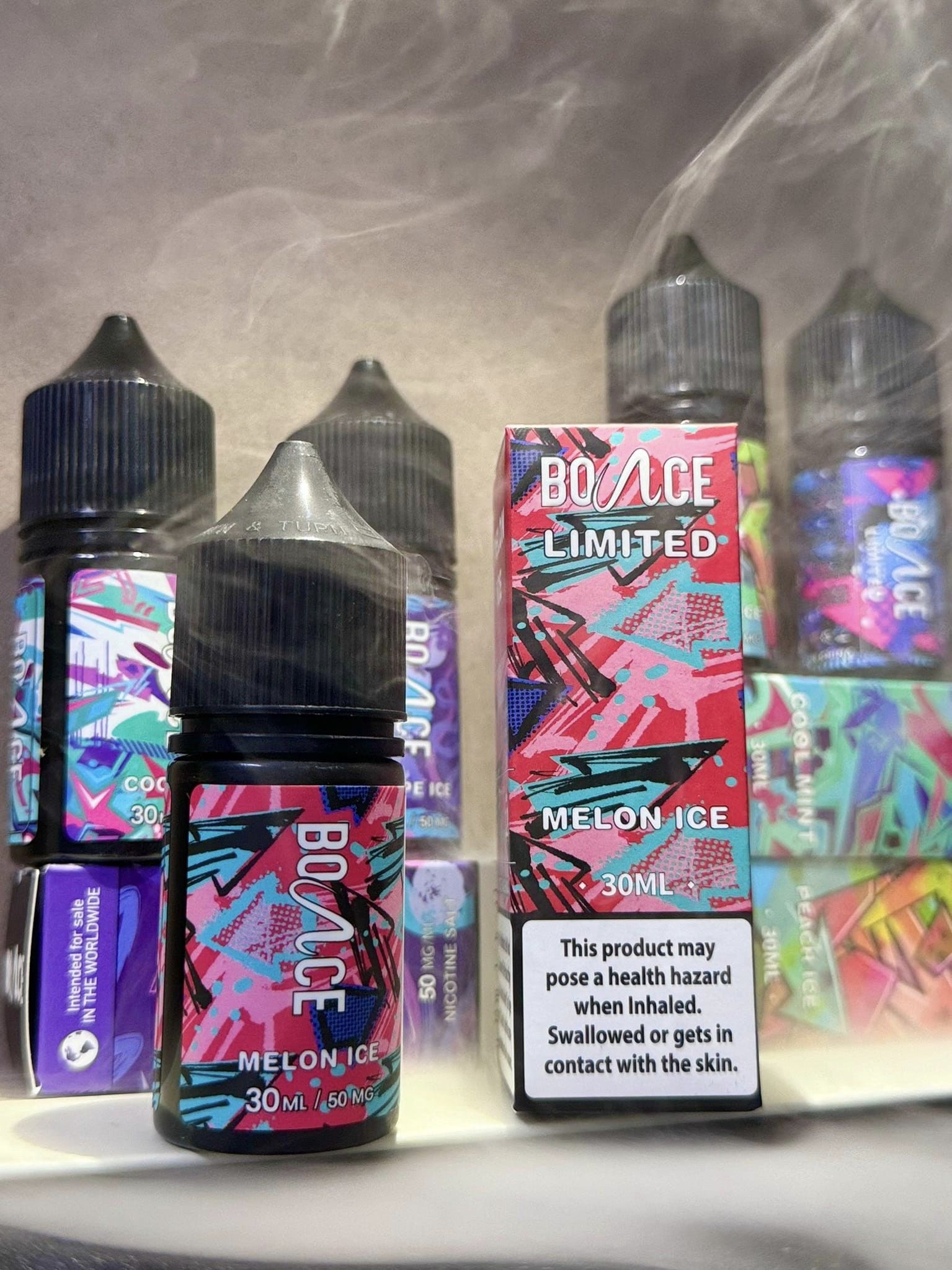 Bounce Limited Melon Ice Dưa Lưới Lạnh Saltnic (30ml / 50mg)