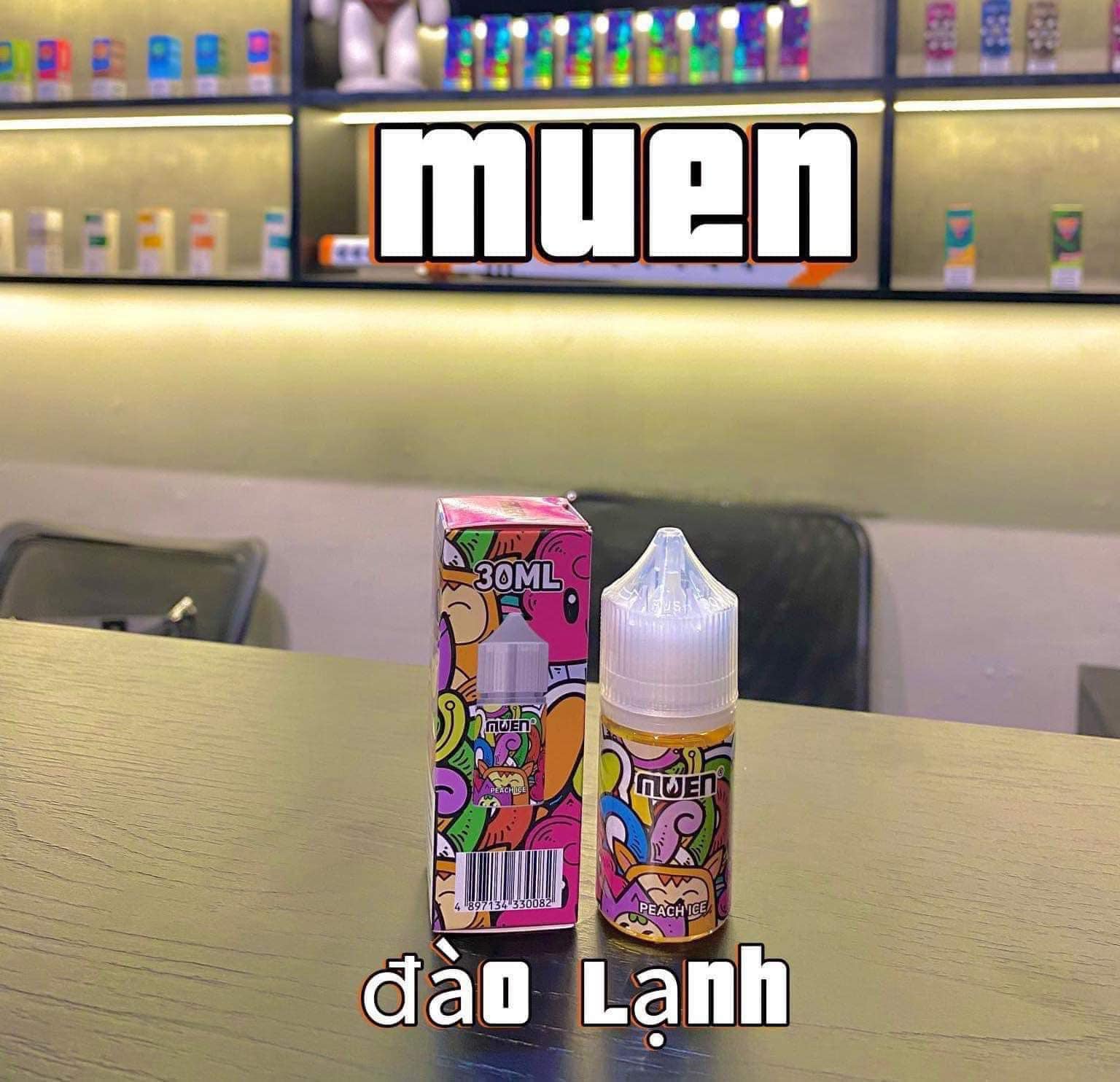 Muen Peach Ice Đào Lạnh Saltnic (30ml / 50mg)