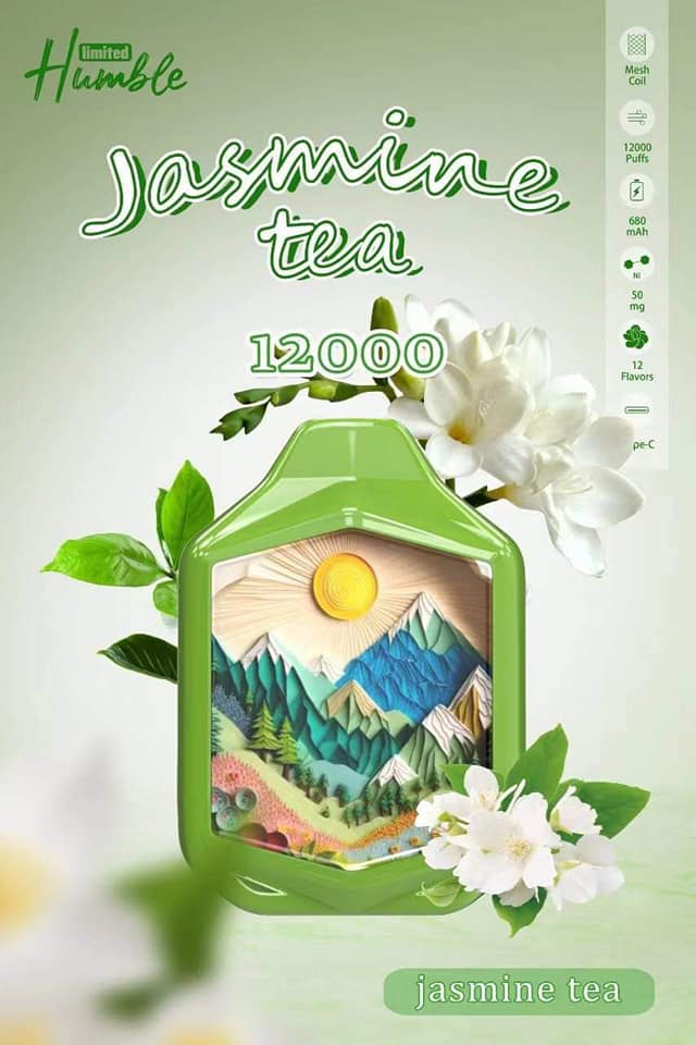 Humble (Limited) 12000 Hơi - Trà Hoa Nhài (50mg) – Pod 1 Lần