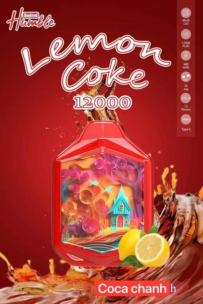 Humble (Limited) 12000 Hơi - Coca Chanh (50mg) – Pod 1 Lần