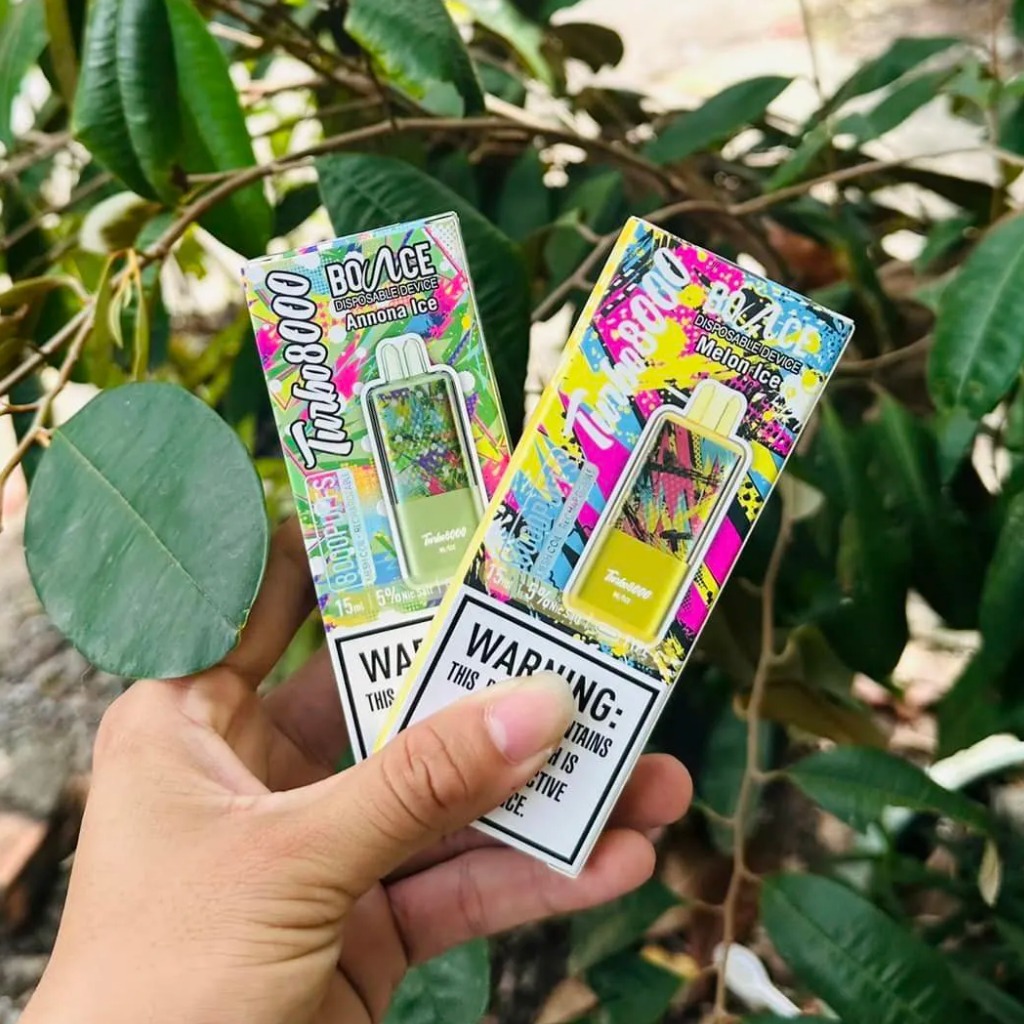 Turbo 8000 Hơi Hương Vị Mãng Cầu Lạnh (50mg) – Pod 1 Lần