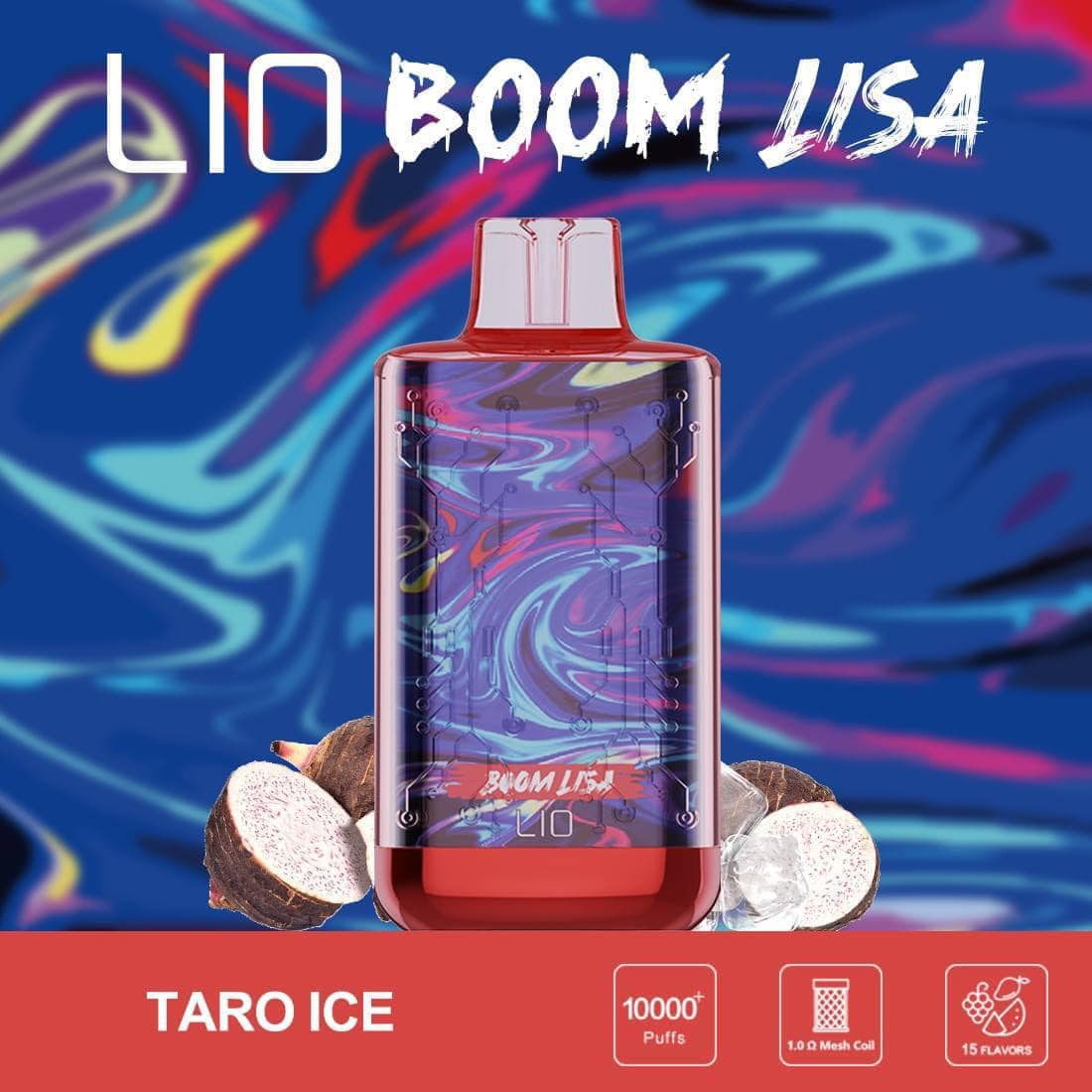 LIO BOOM Lisa 10000 Hơi Khoai Môn Lạnh (50mg) – Pod 1 Lần