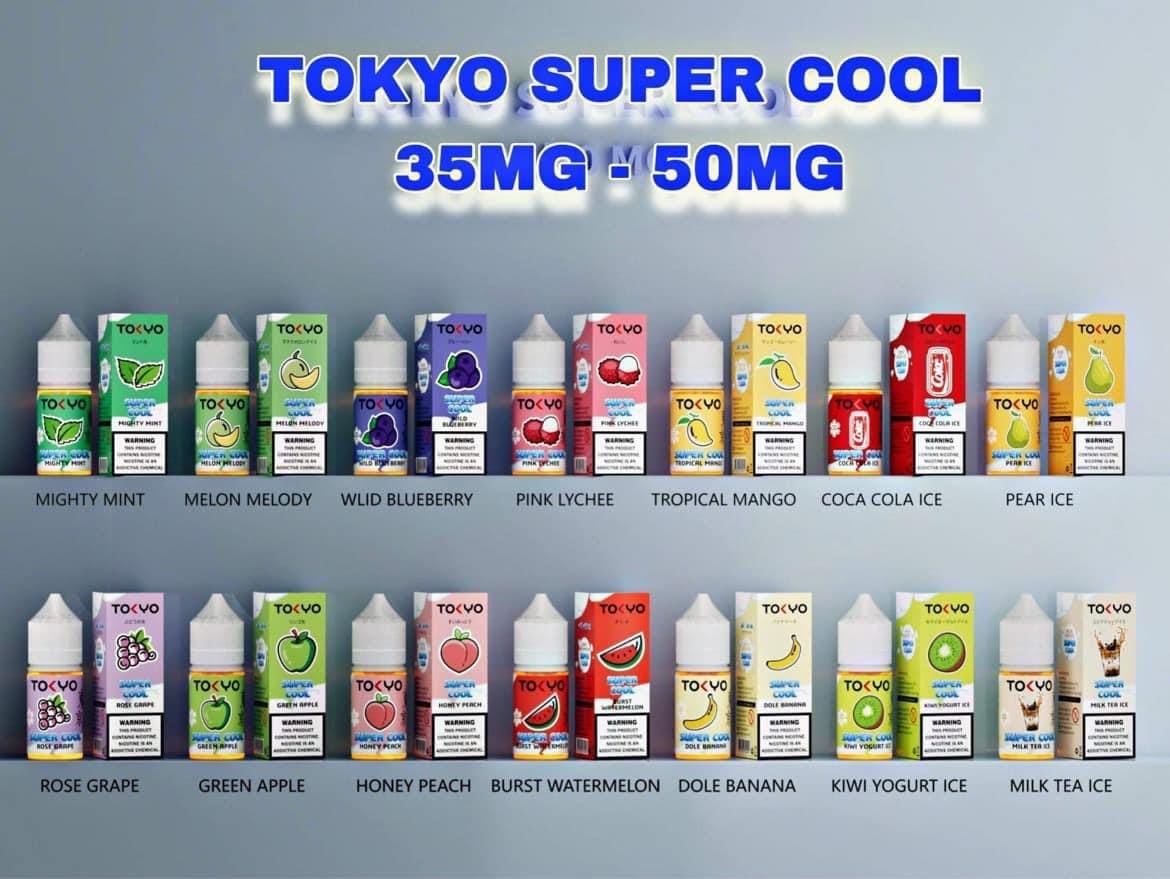 Tokyo Super Cool Chuối Lạnh Saltnic (30ml / 35mg / 50mg)