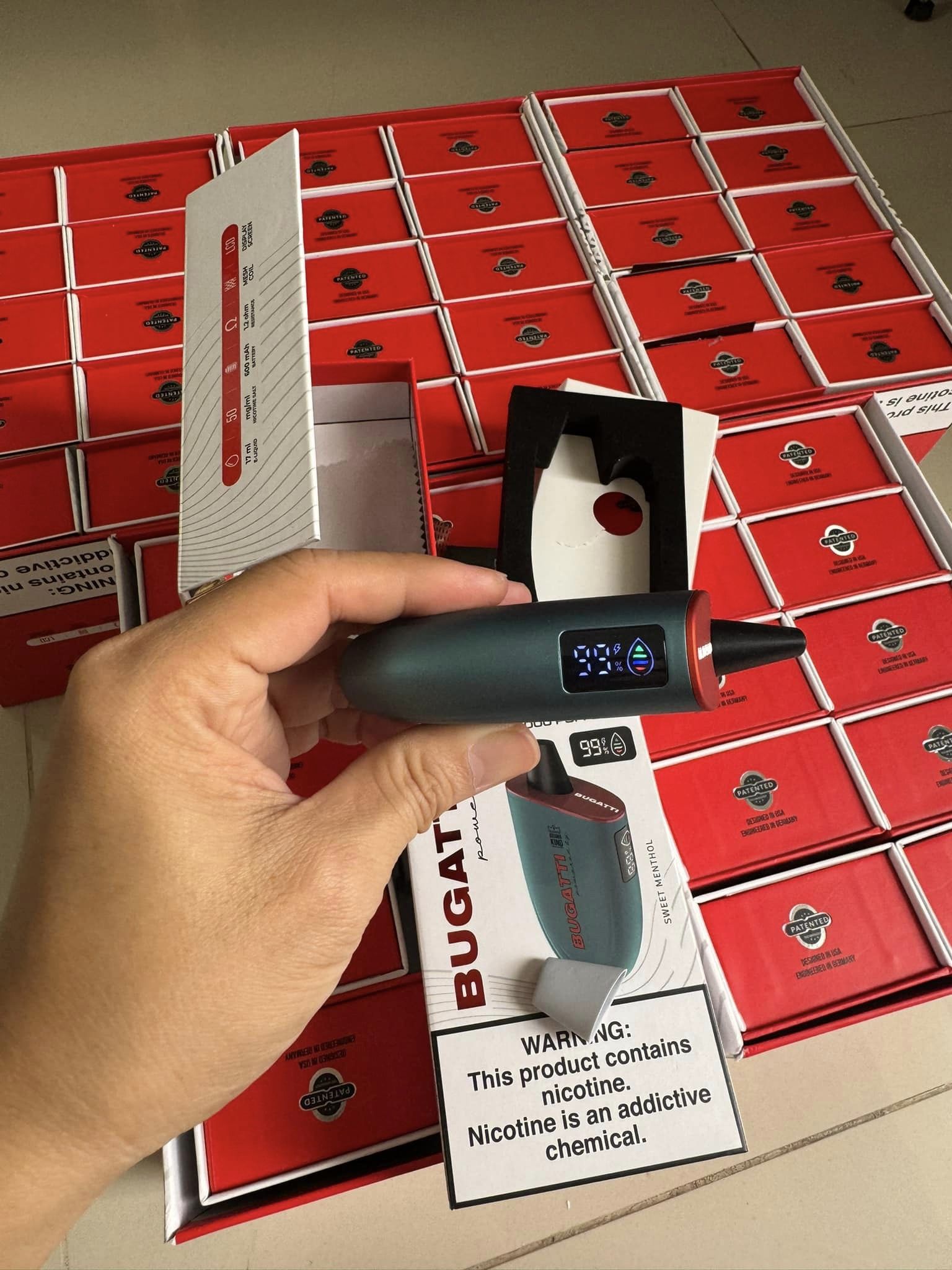 Bugatti Elite 9000 Hơi Kẹo Việt Quất (50mg) – Pod 1 Lần