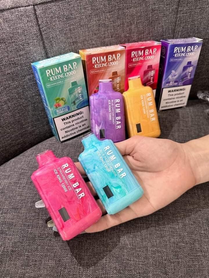 Rum Bar 12000 Hơi - Việt Quất Chanh (50mg) – Pod 1 Lần