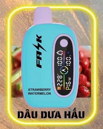 Fask 16000 Hơi - Dâu Dưa Hấu (50mg) – Pod 1 Lần