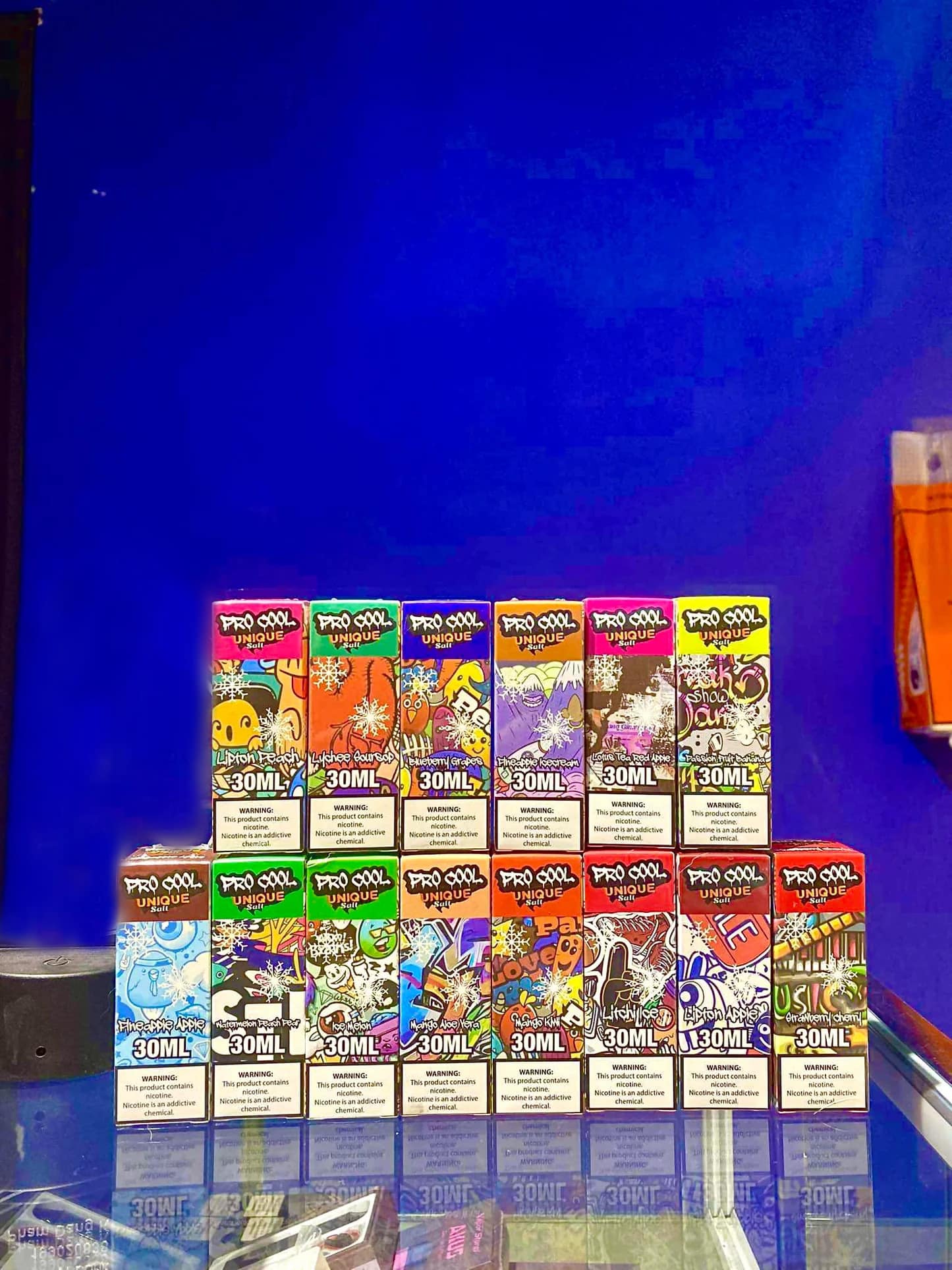 Unique Pro Cool Kem Dứa Saltnic (30ml / 60mg)