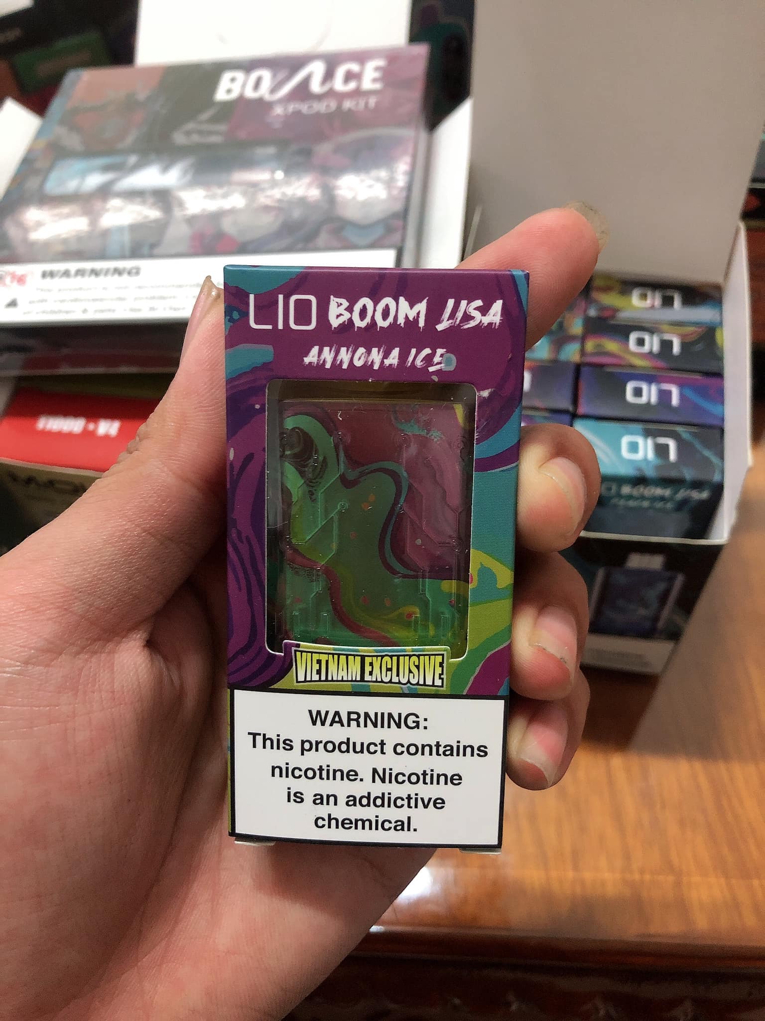 LIO BOOM Lisa 10000 Hơi Mãng Cầu Lạnh (50mg) – Pod 1 Lần