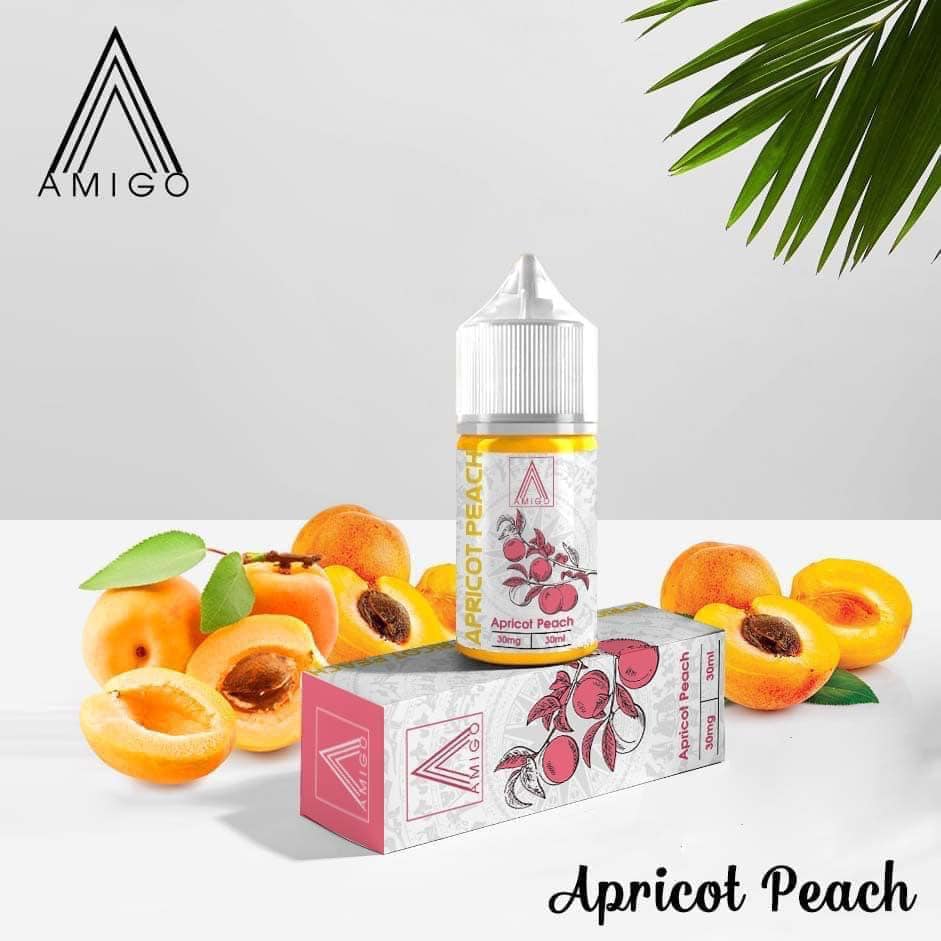 Amigo Apricot Peach Mơ Đào Saltnic (30ml / 30mg / 60mg)